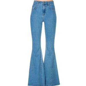 Women's Blue Flare Jeans